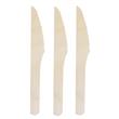 Cubierto bambu. Cuchillo liso 10u
